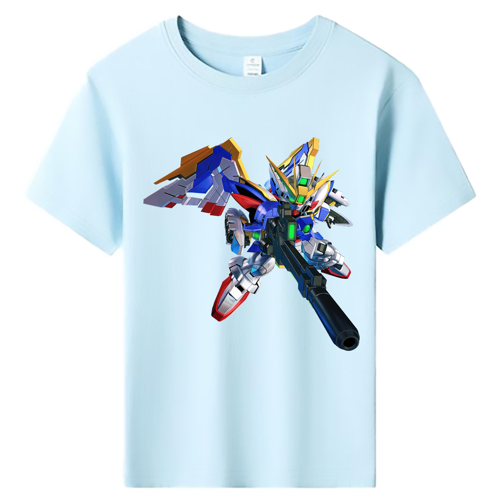 （画像用） 機動戦士ガンダム Mobile Suit Gundam 綿100％キッズTシャツ（フロントプリント）